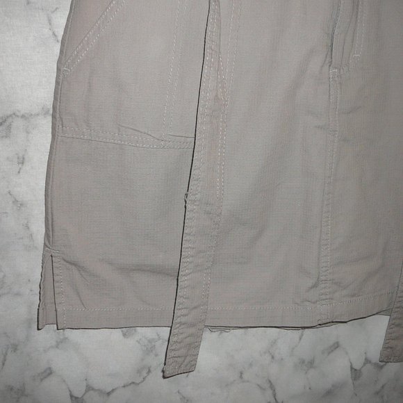 NWT French Cuff Skort Skirt Shorts size 8 Beige Khaki with Pockets - Picture 8 of 10